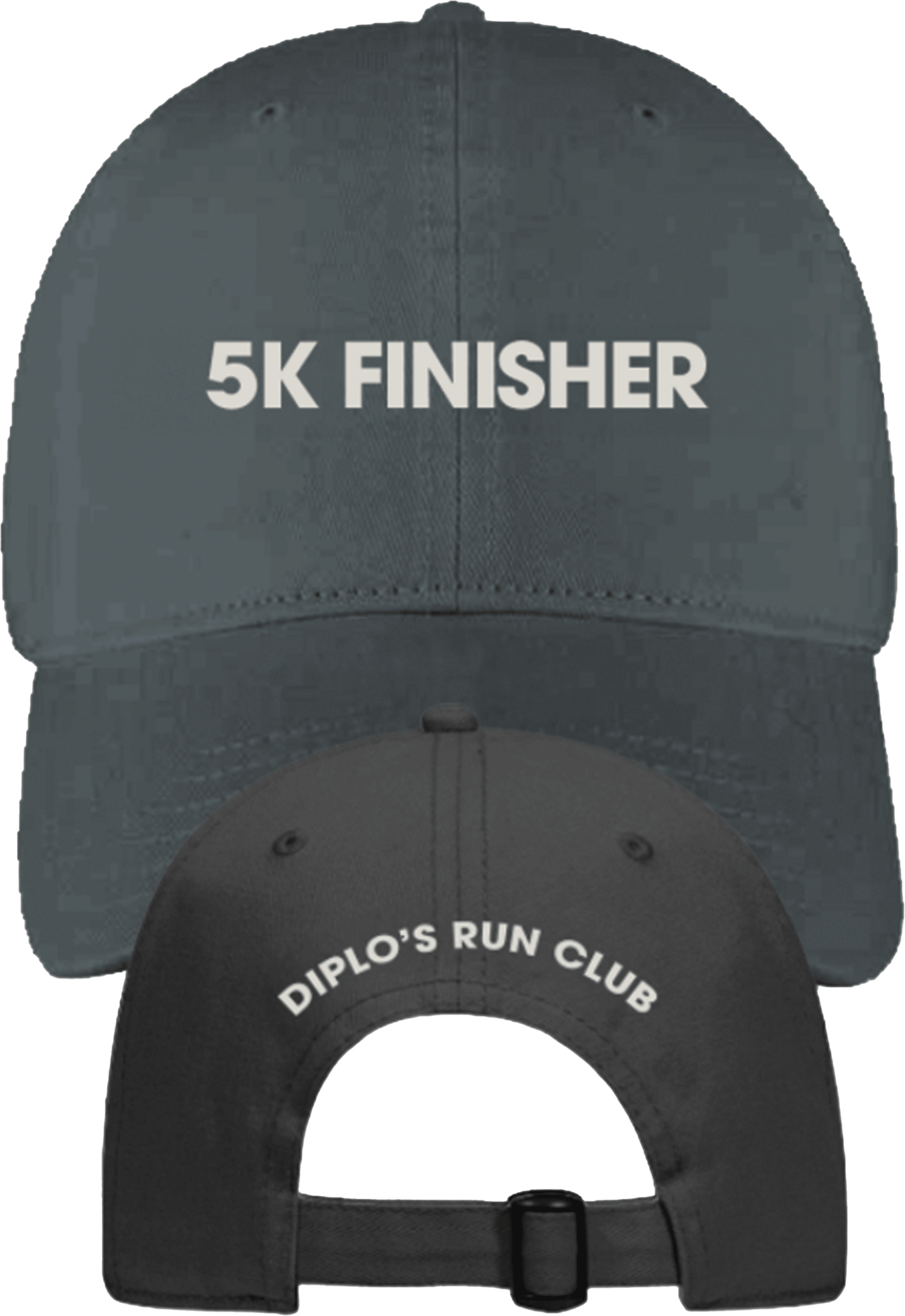 Diplo's Run Club Gray 5K Finisher Dad Hat