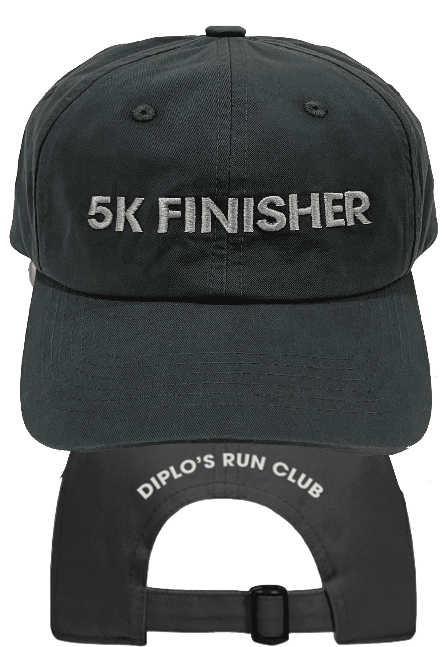 Diplo's Run Club Gray 5K Finisher Dad Hat