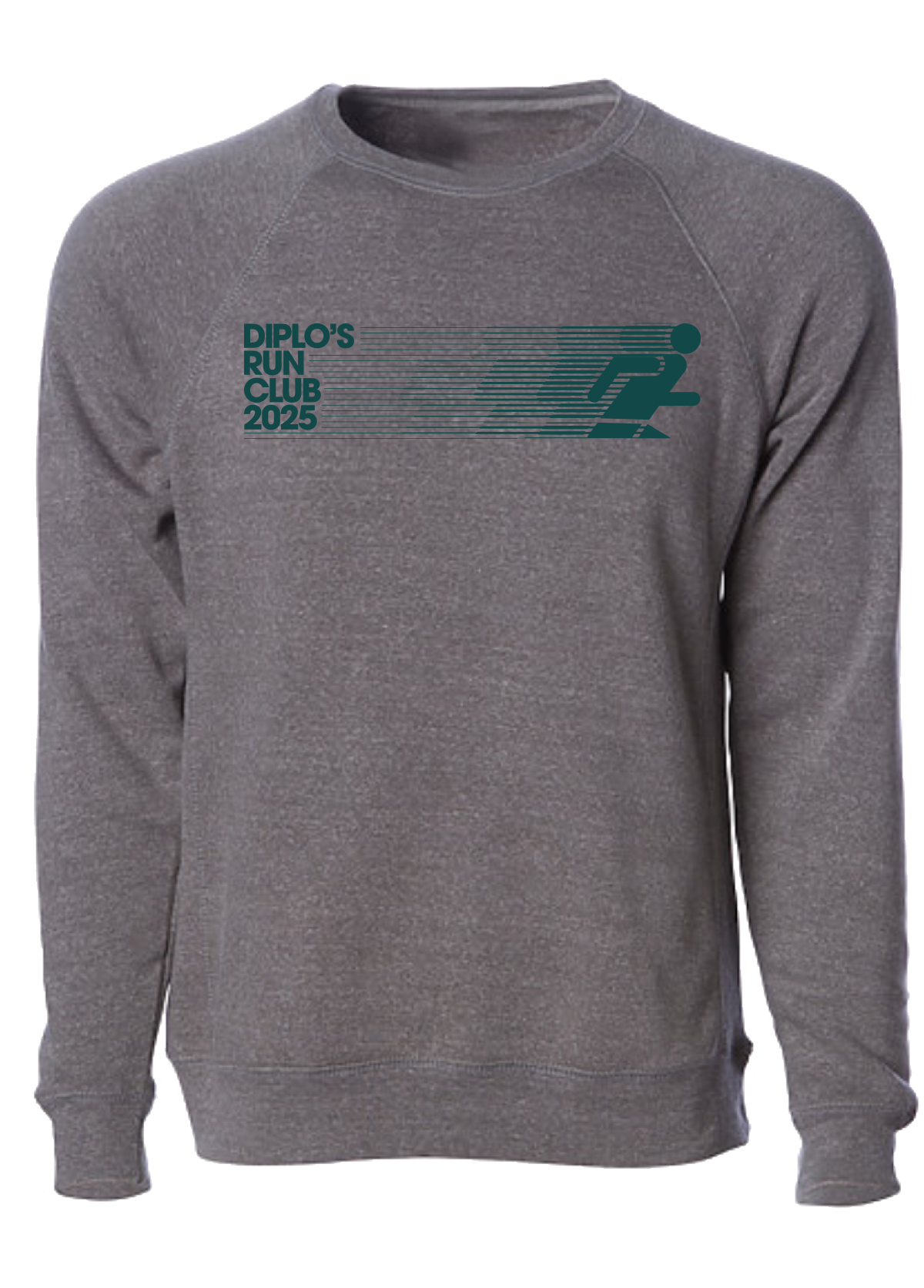 Diplo's Run Club Heather Gray Crewneck Sweatshirt