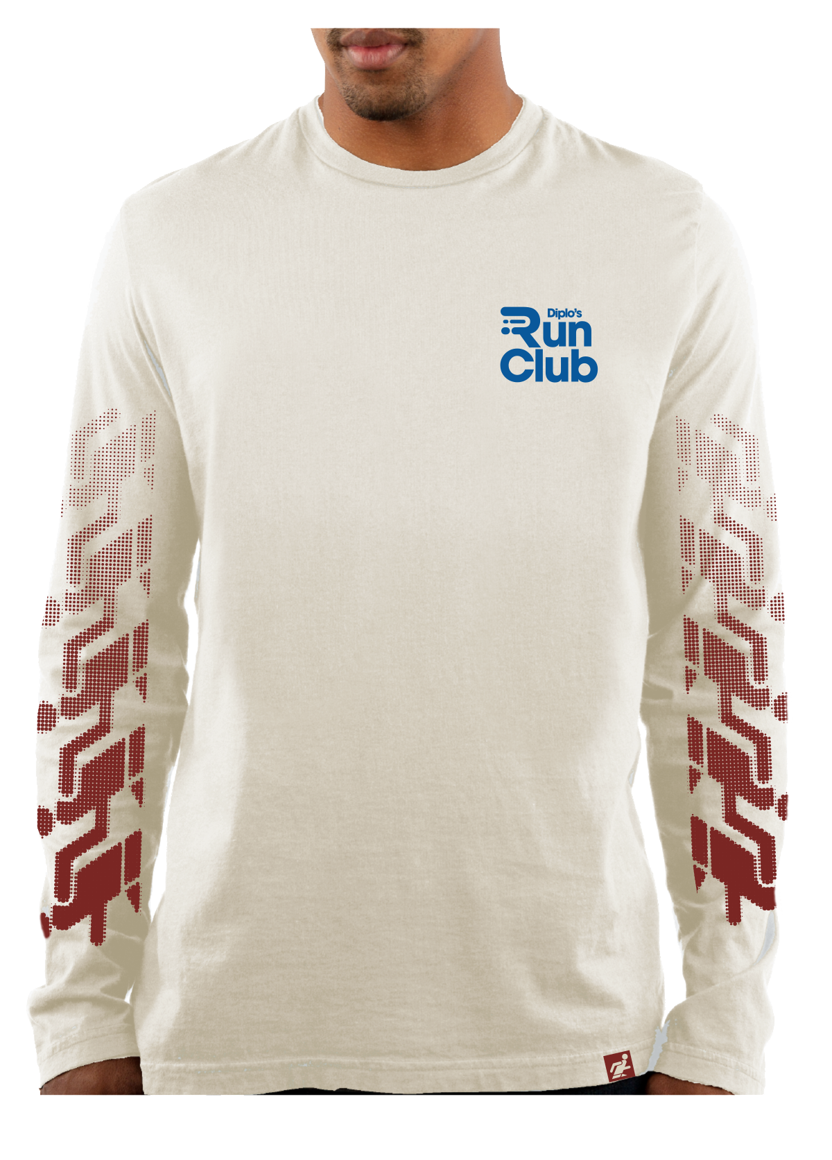 Diplo's Run Club Running Men Cream Longsleeve