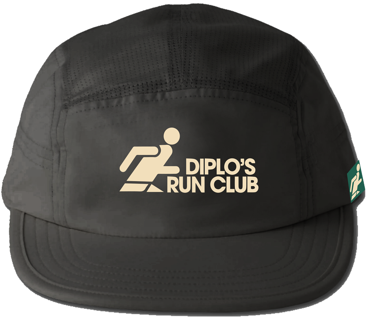 Diplo's Run Club Running Man Black Runners Cap