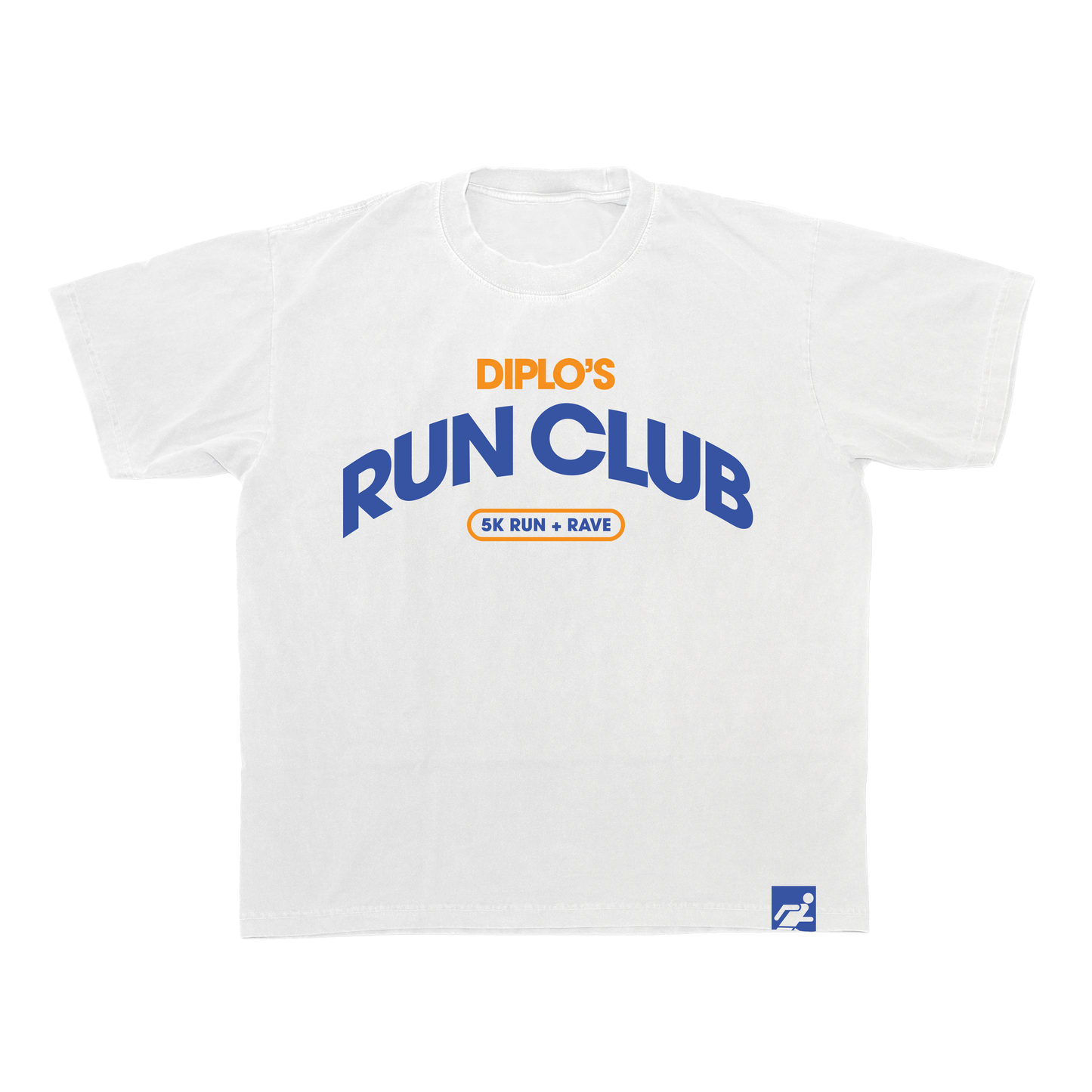Diplo's Run Club White Globe Tee