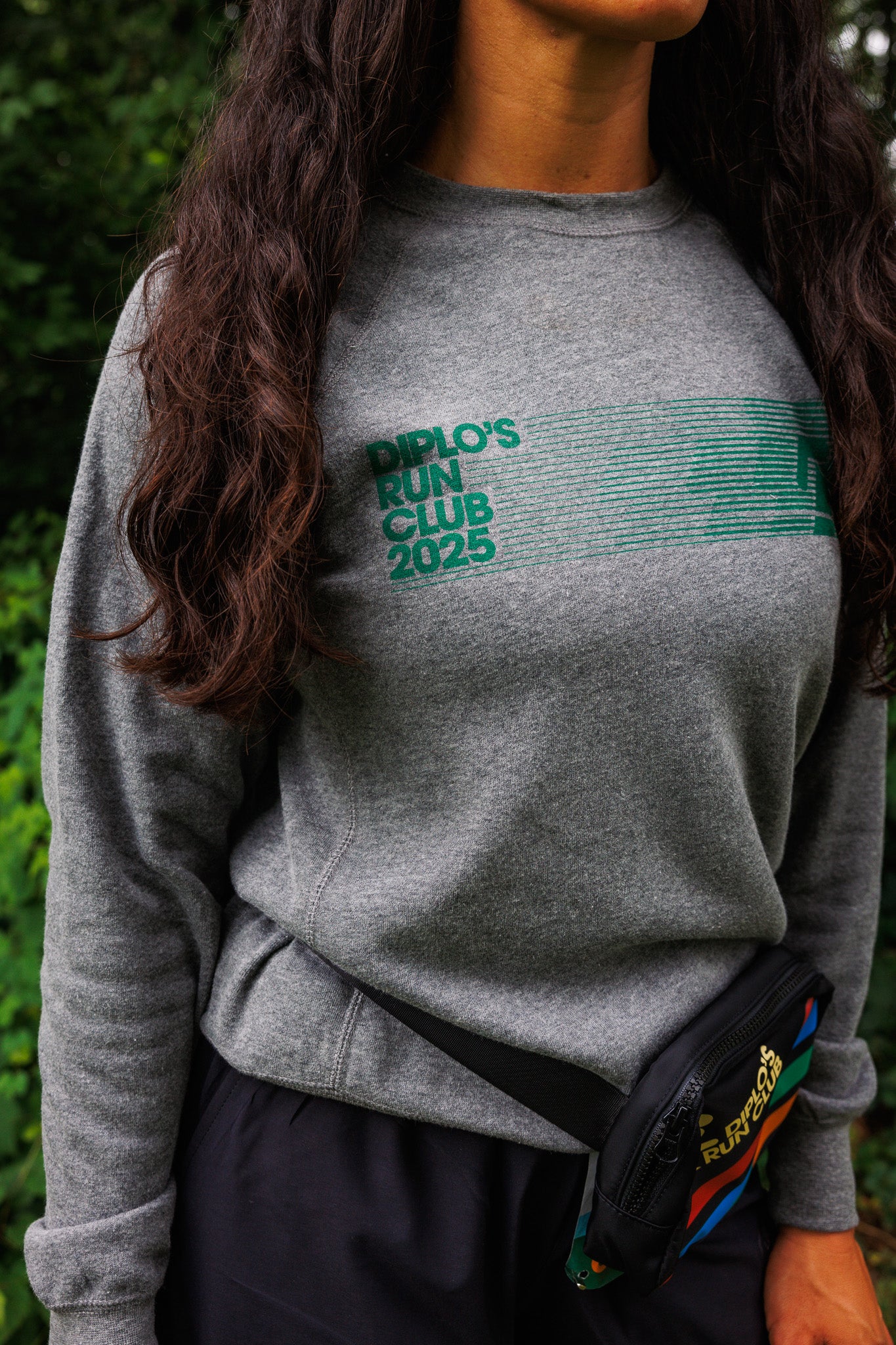 Diplo's Run Club Heather Gray Crewneck Sweatshirt