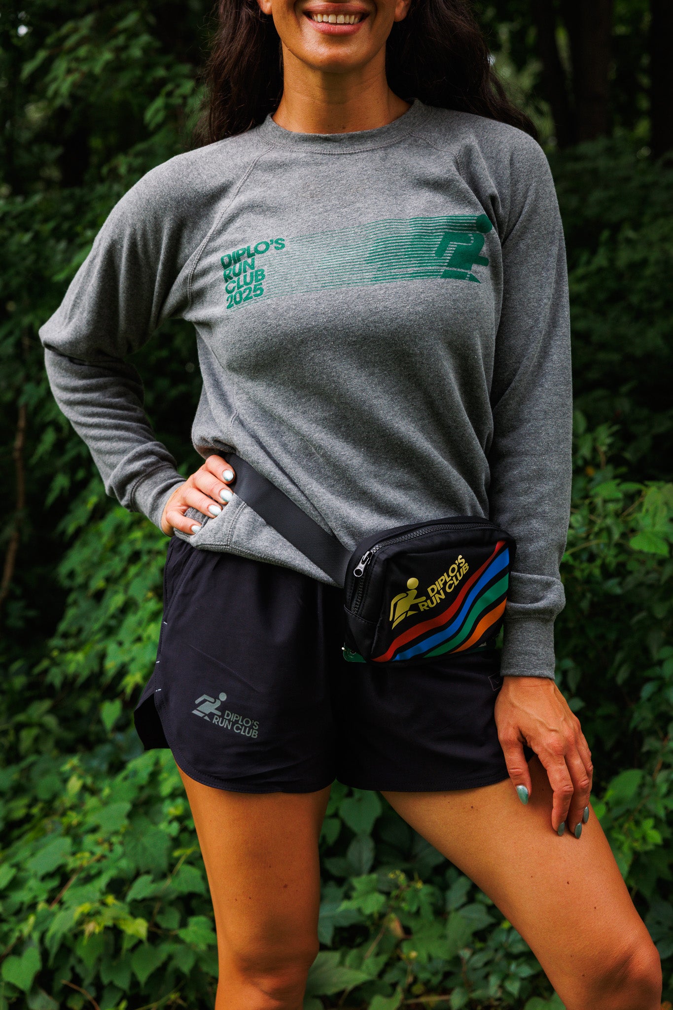 Diplo's Run Club Heather Gray Crewneck Sweatshirt