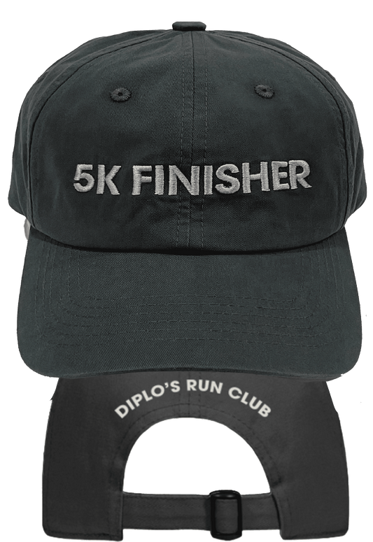 Diplo's Run Club Gray 5K Finisher Dad Hat