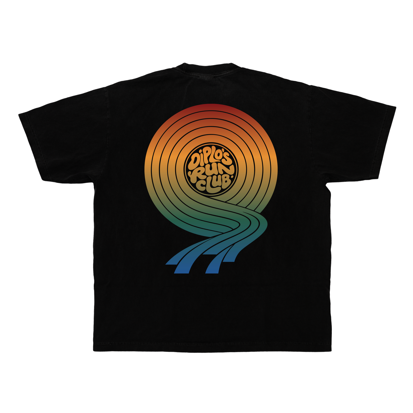 Diplo's Run Club Heavyweight Gradient Record Tee