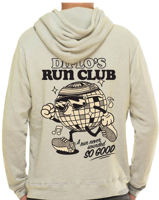 Diplo’s Run Club Cream Disco Ball Heavyweight Hoodie