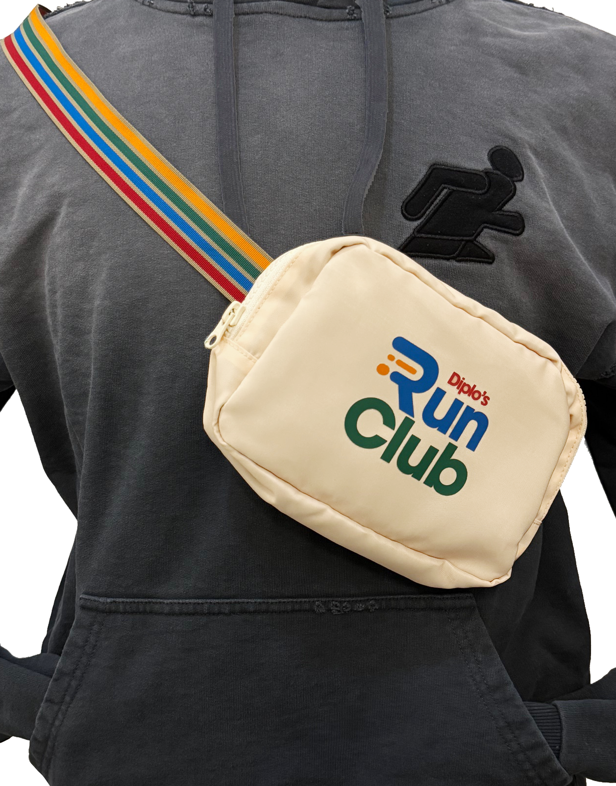 Diplo's Run Club Cream Sling Bag