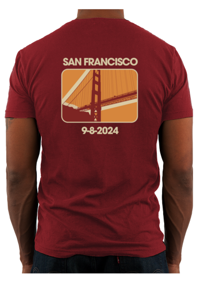 MEN’S SF EVENT TEE: DIPLO RED (D-1)