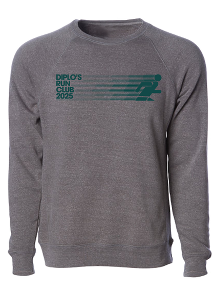 Diplo's Run Club Heather Gray Crewneck Sweatshirt