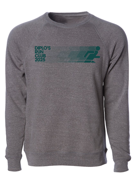 Diplo's Run Club Heather Gray Crewneck Sweatshirt