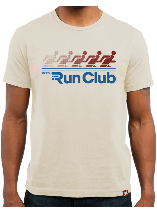 Diplo's Run Club Running Men Cream Tee