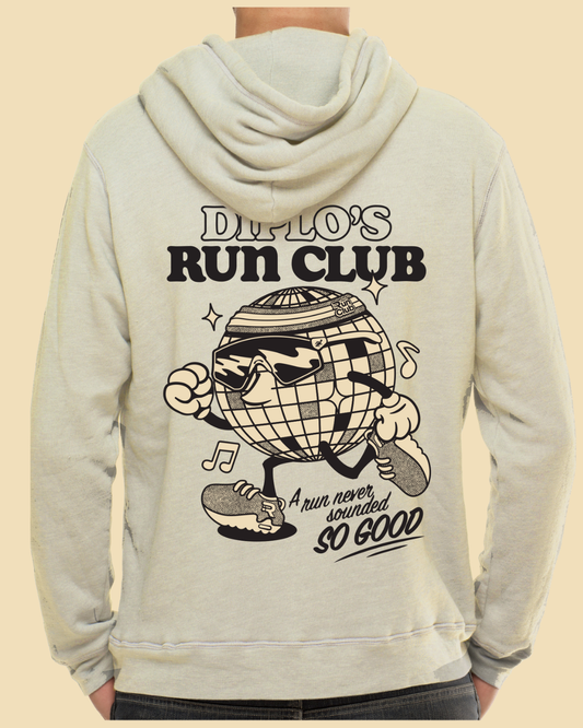 Diplo’s Run Club Cream Disco Ball Heavyweight Hoodie