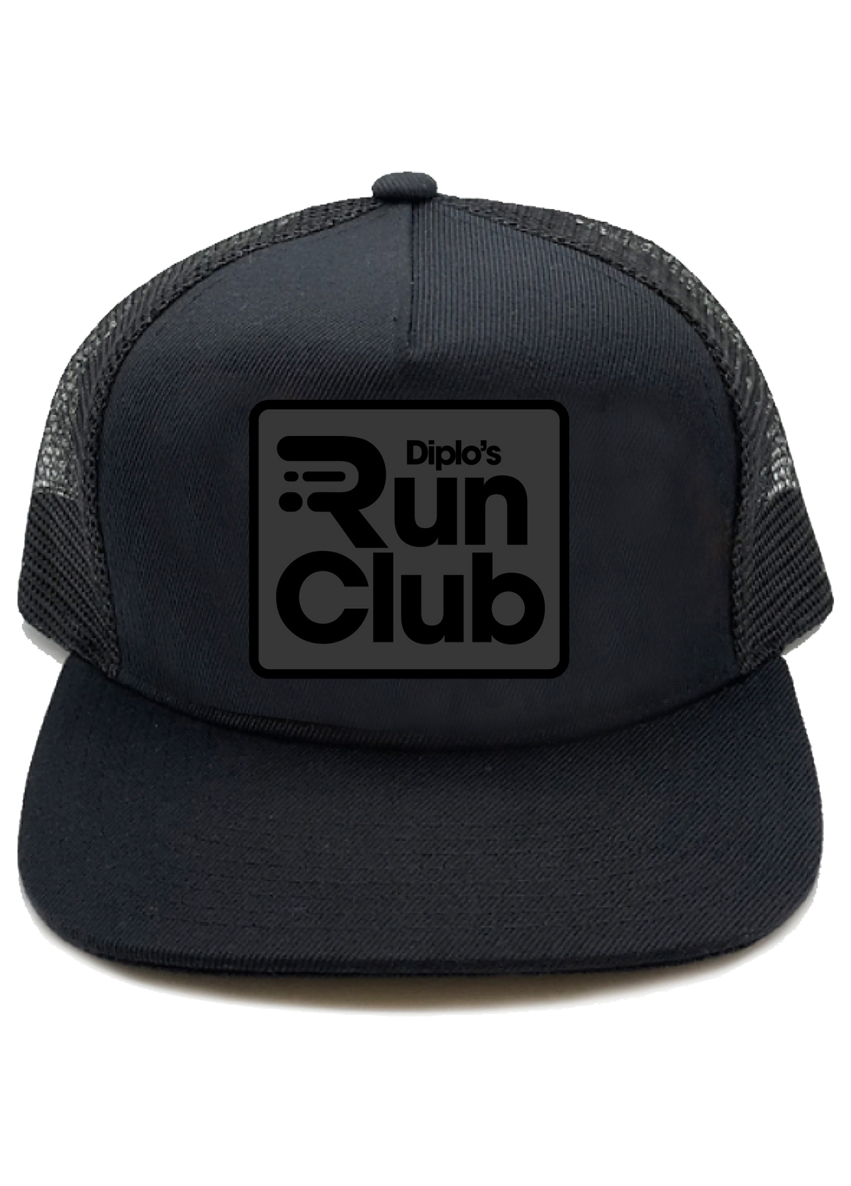 Diplo's Run Club Black on Black Trucker Hat