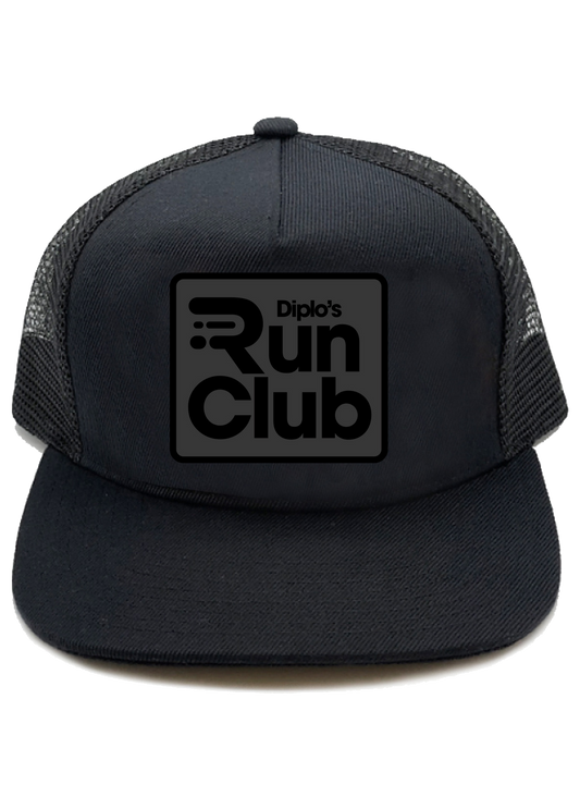 Diplo's Run Club Black on Black Trucker Hat