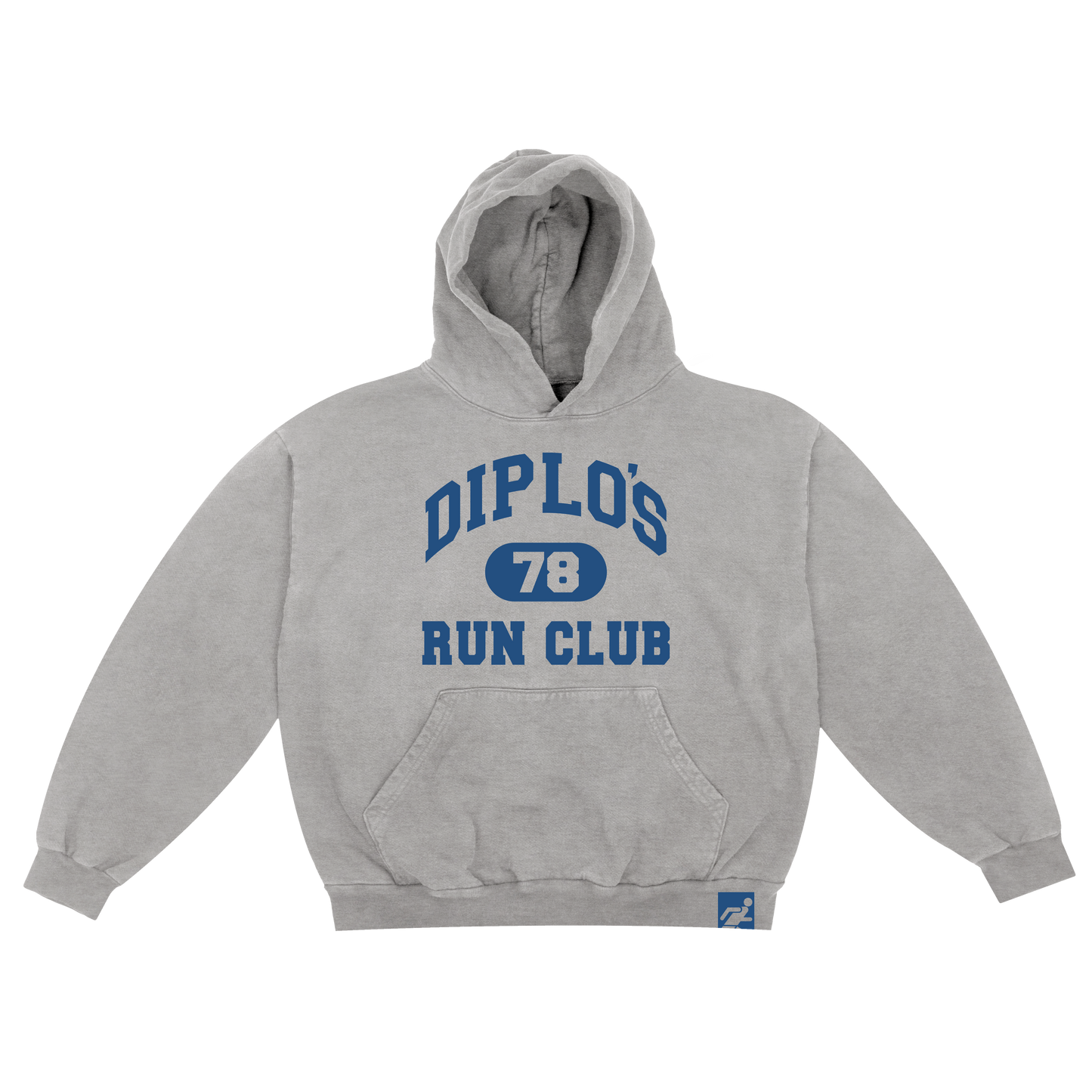Diplo’s Run Club Gray Varsity Heavyweight Hoodie