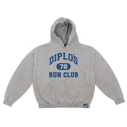Diplo’s Run Club Gray Varsity Heavyweight Hoodie