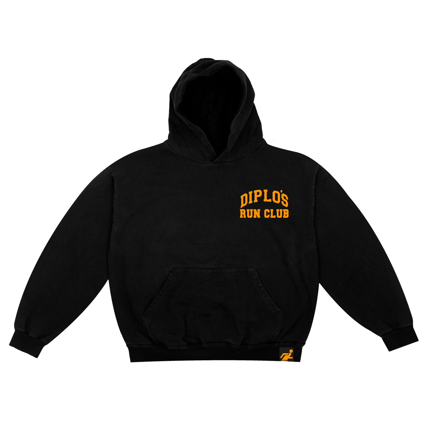 Diplo’s Run Club Black Varsity Heavyweight Hoodie