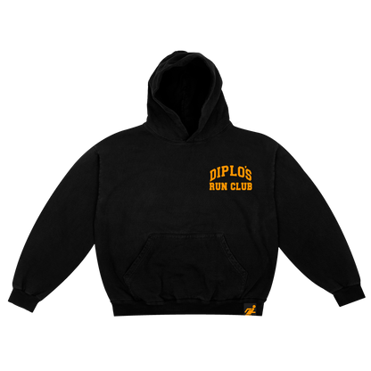 Diplo’s Run Club Black Varsity Heavyweight Hoodie