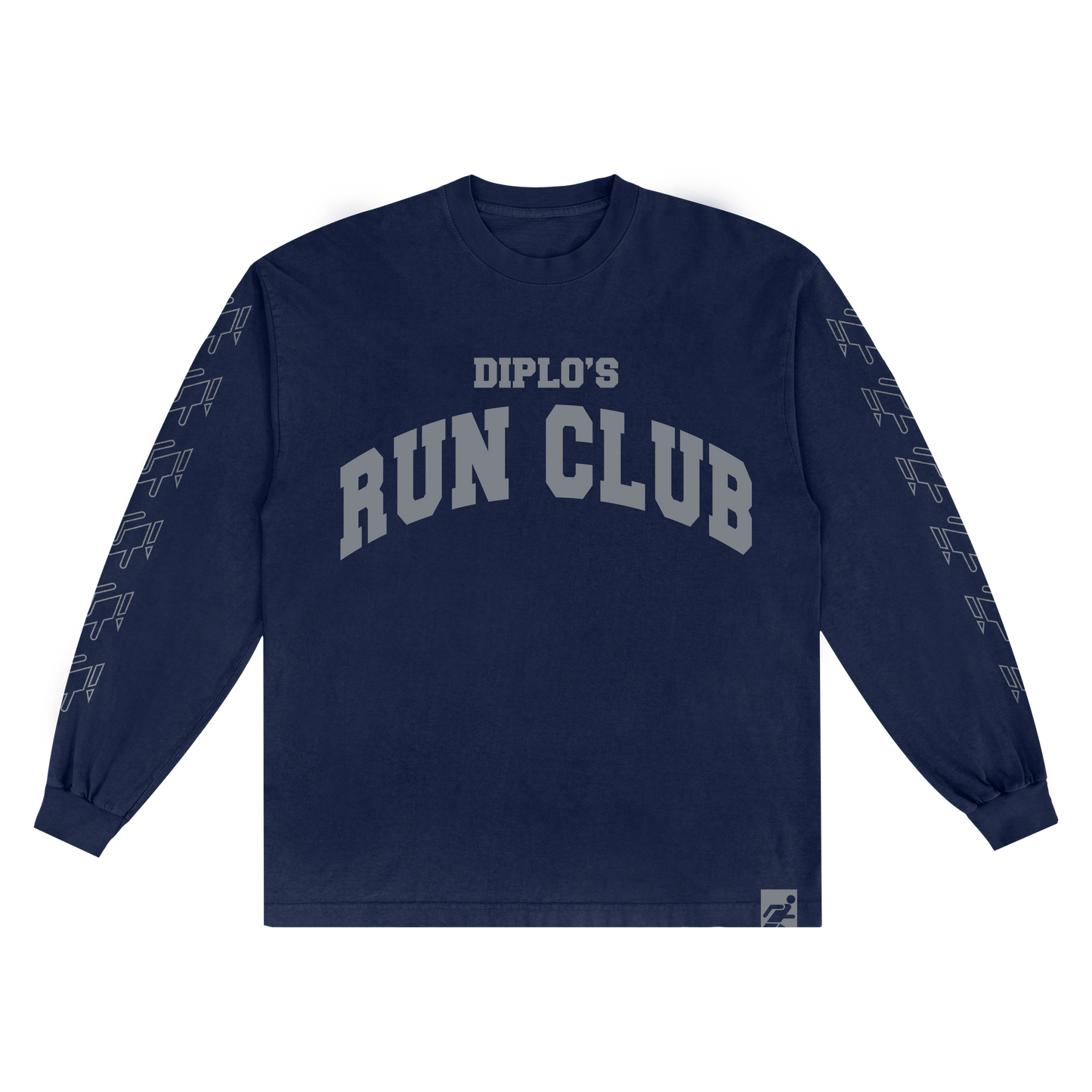 Diplo's Run Club Heavyweight  Navy Run Club Longsleeve